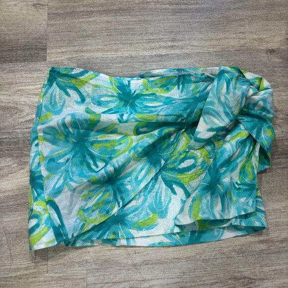 Zara Dresses & Skirts - Floral Print Zara Wrap Skirt